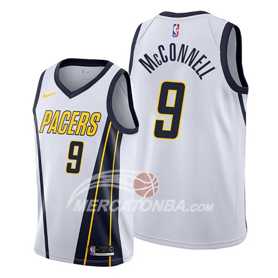 Maglia Indiana Pacers T.j. Mcconnell Earned 2019-20 Bianco